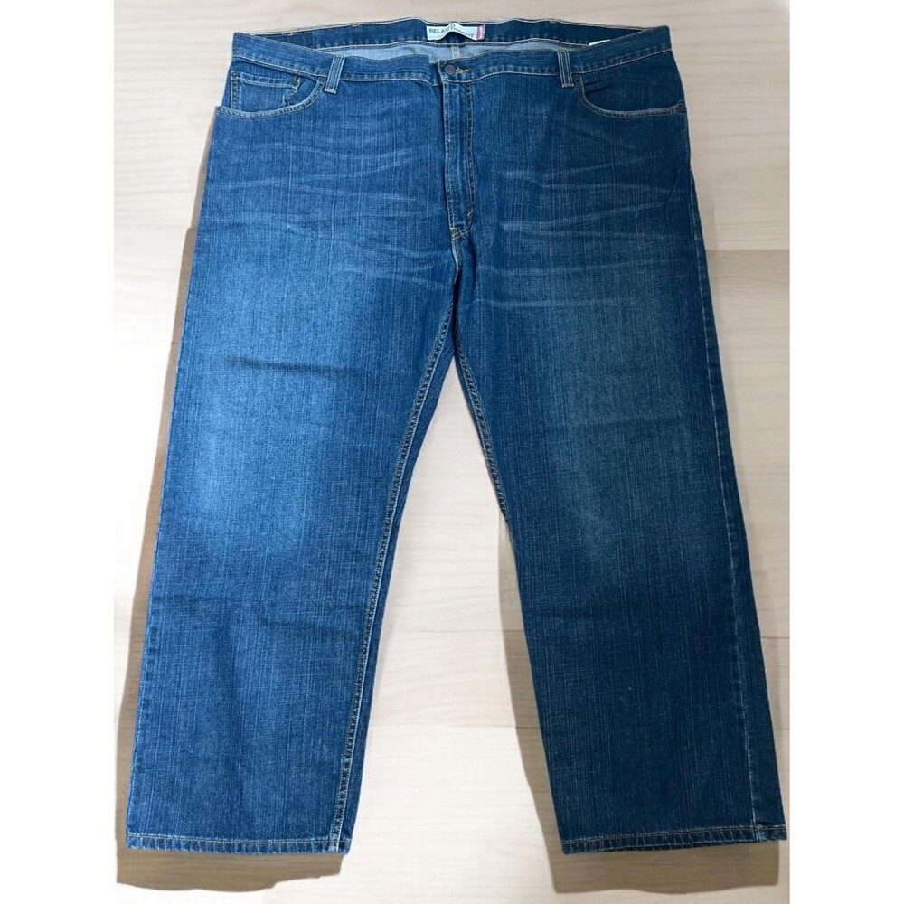 1990’s Men’s Vintage Levis big E 501 Indigo Stone Washed Jeans 48x32